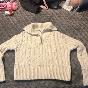Cream sweater